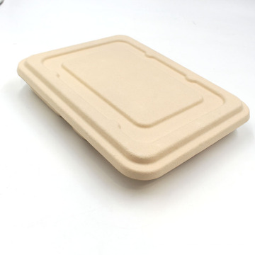 Good Quality Takeaway Disposable Sugarcane Bagasse Food Container With Lid